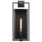 Nuvo Exhibit 1-Lgt Large Wall Lantern - Matte Black / Clear Beveled Glass 60/7545 - alternate 2